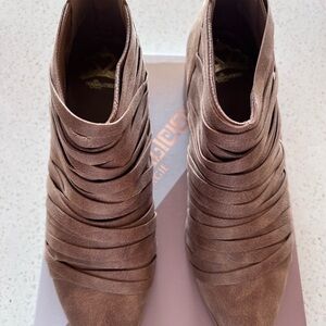 Fergalicious tan ankle boots